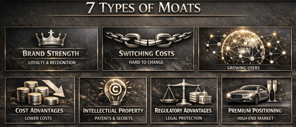 7 types of moats